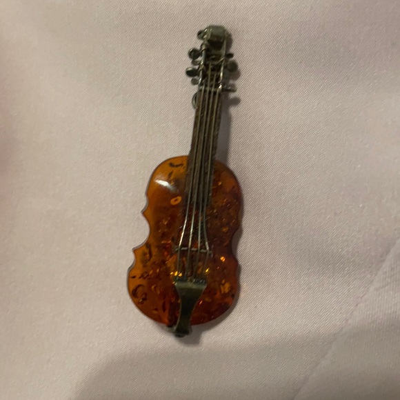 Violin brooch - Picture 1 of 3